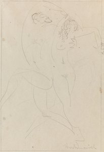 Nymphe und Satyr, ca. 1915