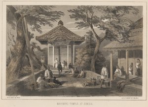 Mariners Tempel in Simoda, 1855 von Wilhelm Joseph Heine