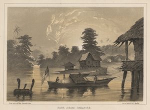 Fluss Jurono, Singapur, 1855