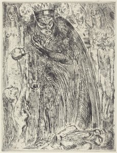 Macbeth V (Die Vision der Lady Macbeth) von Wilhelm Lehmbruck