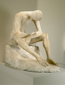 Sitzender Jugendlicher