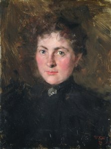 Felicia Kirchdorffer, die Nichte des Künstlers, 1896 von Wilhelm Maria Hubertus Leibl