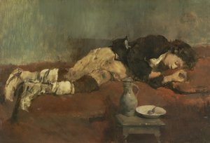 Savoyardischer Junge schläft, 1869