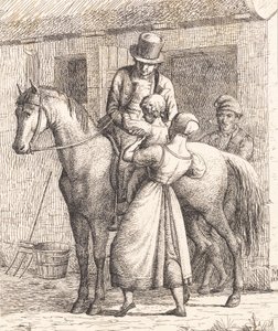 Eine Bauernfamilie von Wilhelm Marstrand