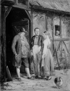Der Verlobte wird vorgestellt von Wilhelm Marstrand