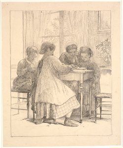 Lektion lesen von Wilhelm Marstrand