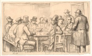 Politiker in einer Schenke von Wilhelm Marstrand