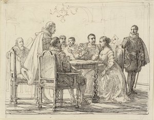 Gesellschaftsszene, Zeit von Chr. IV