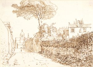 Vicola San Nicolo da Tolentino, Rom von Wilhelm Marstrand