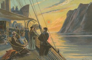 Nordkap (Chromolitho) von Wilhelm Peters