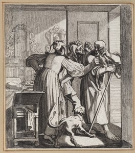 Der Narr, der die alten Eltern verspottet von Wilhelm Stettler