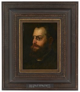 Bildnis des Dichters Felix Philippi von Wilhelm Trübner