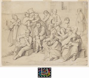 Das Irrenhaus von Wilhelm von Kaulbach