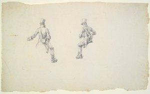 Studie eines österreichischen Husaren von Wilhelm von Kobell