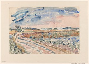 Weg durch Landschaft