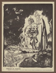 Verbreitung des Terrors (Lithographie)