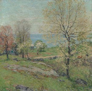 Die knospende Eiche von Willard Leroy Metcalf