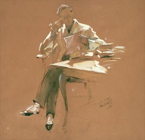 Der Professor von Willard Leroy Metcalf