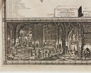 Die Salzminen von Wieliczka bei Krakau erzeugten etwa ein Drittel des Einkommens der polnischen Könige (Gravur)