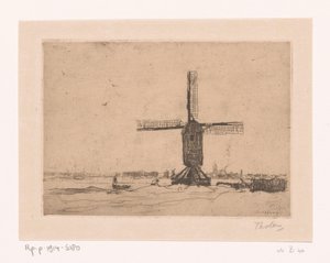 Doesburgermühle von Willem Bastiaan Tholen (signed by artist)