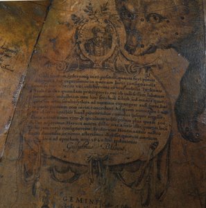Großes Paar Bibliotheksgloben, der terrestrische 1645/48, der himmlische nach ca. 1630