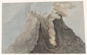 Ätna-Krater von Willem Carel Dierkens