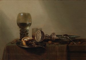 Stillleben, 1637 von Willem Claesz. Heda