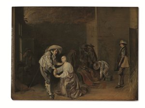 Soldaten beim Plündern