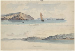 Zwei englische Küstenansichten: Swansea-Bucht und Bristol-Kanal von Willem Gruyter jr.