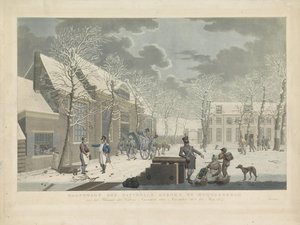 Hauptwache der Nationalgarde in Muiderberg, 1813-1814