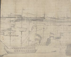 Die holländische Flotte vor Kopenhagens Reede 1658
