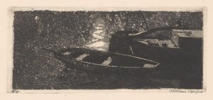 Heck und Ruderboot