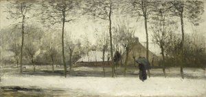Winterlandschaft, um 1875