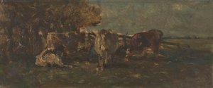 Die Milchbucht von Willem Roelofs (I) (signed by artist)