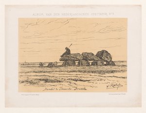 Hünengrab in Tynaarlo in Drenthe von Willem Roelofs (I)