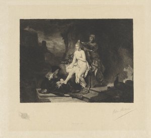 Toilette der Batseba von Willem Steelink (II) (signed by artist)