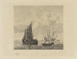 Segelschiffe auf ruhiger See