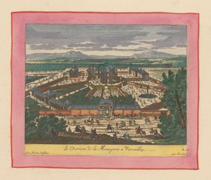 Rückseite der Menagerie von Versailles