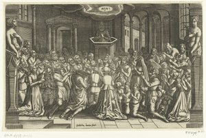 Dank für die Befreiung von Leiden, 1574 von Willem de Haen