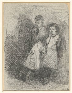 Gruppe von drei Kindern
