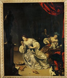 Le Thé von Willem van (after) Mieris