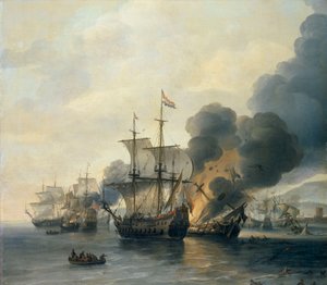 Die Schlacht von Livorno, 4. März 1653