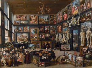 Die Galerie von Cornelis van der Geest, 1628 von Willem van Haecht