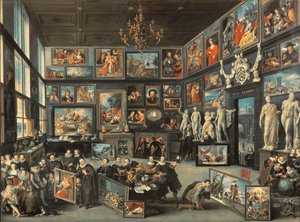 Die Galerie von Cornelis van der Geest von Willem van II Haecht