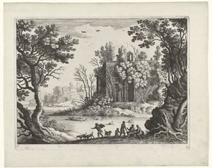 Gebäude an einem Fluss