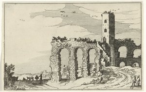 Ruine eines Aquädukts von Willem van Nieulandt (II)