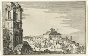 Trinità dei Monti in Rom von Willem van Nieulandt (II)