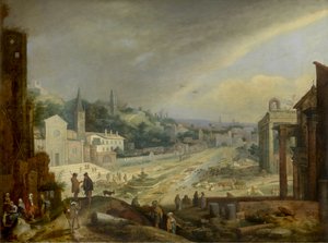 Blick auf das Campo Vaccino, Rom