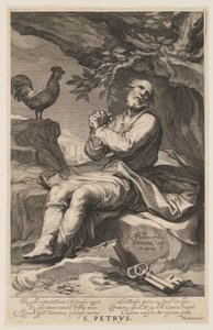 St. Petrus, aus Sünder des Alten und Neuen Testaments von Willem van Swanenburgh