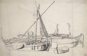 Studie eines Damloopers und eines Smalschips, die nebeneinander liegen, ca. 1665